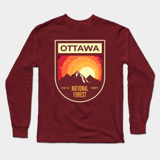 Ottawa National Forest Michigan Long Sleeve T-Shirt